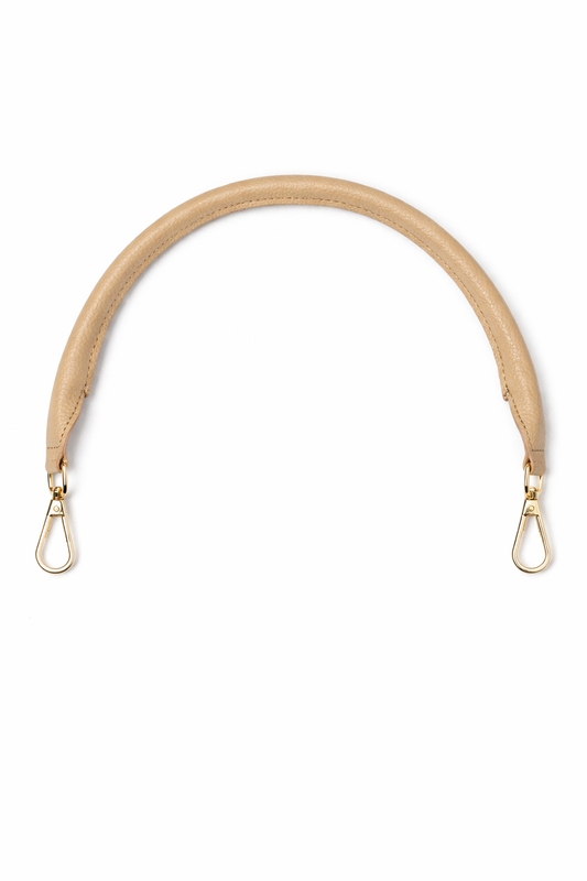 Short Handle Strap Camel